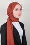 Bambu Kraşlı Şal 2724-77 Taba - 2