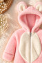 Baby Girl and Boy Plush Bear Jumpsuit - 2