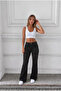 Distressed Washed High Waist Flare/Spanish Jeans - 5