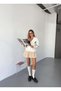 Ribboned Knitwear Cardigan - White - 5