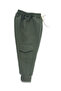 100% Cotton Children's Tracksuit Bottom - Khaki 3 Thread Yarn-Dyed Combed Cotton Quality (Single Bottom) - 4