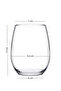 Astoria Gold Set of 4 Soft Drink Glasses 570 Cc - 3