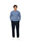 Men's Flexon Ultra Flexible Relaxed Elastic Waist Jogger Pants Navy Blue M702-R0433-05 - 6