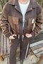 Fabric Matching Label Detail Jacket (Not a Set) - 6