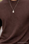 Men's Trend Cotton Waffle Fabric Dark Brown T-Shirt - 4
