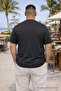 Men's Large Size Casual Summer Smoked Knitwear T-Shirt - 2