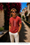 Men's Premium Printed Cotton Crew Neck Tile T-Shirt - 3