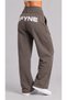 Regular Women's Black Wide Leg Oversize Sweatpants - 3
