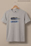 Gray Men's Keep Your Head up Printed Crew Neck Loose Fit T-Shirt - 5