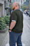 Men's Plus Size Summer Knitwear Khaki T-Shirt - 4