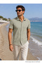 Men's Trend Casual Short Sleeve Premium Green Shirt