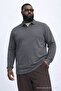 Men's Trend Large Size Smoked Polo Collar T-Shirt