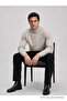 Men's Premium Winter Cream Full-Collar Knitwear Sweater - 4