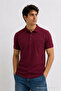 Men's Premium Pocketed Burgundy Polo Collar t Shirt