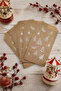 20 Pieces of Pine Patterned Paper Bags, Gift Wrapping (11X20 cm) and Stickers - 2