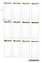 7-4 Bamboo Vacuum Lid Square Borosilicate Glass 12-Piece Jar Set Storage Container 1900ml 9.5X27Cm - 7