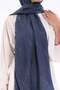 Alia Shawl - Vo Motif Pattern - Indigo - 5