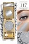 High Color Pigmentation Single Powder Eyeshadow Gray - No: 117
