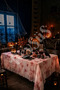 Halloween Bloody Table and Wall Decor Coverlet White - 3