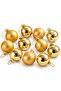 Christmas Pine Tree Ornament Cici Top 4 cm 12Pcs Gold - 6