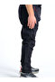 Winter Fleece-Lined Imported Softshell Rü Windproof U Water-Repellent Reflective Men's Trousers Black - 6