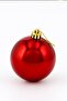 Christmas Pine Tree Ornament Cute Ball 15 cm Red - 3