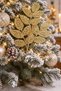 Christmas Pine Tree Ornament Leaf Large Rosegold - 4