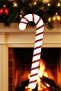 Christmas Tree Ornament Candy Cane 30 cm Red White - 6