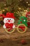 Christmas Glasses Snowman Pine Tree - 4
