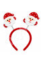 Unisex Christmas Crown - Red Santa Claus, Swinging Crown - 5