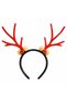 New Year's Red Slim Unisex Crown - Deer Horn Design - 2