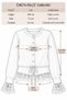 Women's White Lace Detailed Lace-Up Knitwear Cardigan - 2