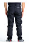 Winter Fleece-Lined Imported Softshell Rü Windproof U Water-Repellent Reflective Men's Trousers Black - 3
