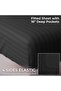 3 Piece Microfiber Bed Sheet Set Fits 180 x 200 cm Soft Breathable 1 Fitted Sheet 2 Pillowcases Black - 4