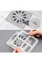 10 Pieces Bathroom Drain Strainer Hair Shower Anti-Clogging Strainer - 6