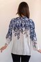 Women's Plus Size Fold Sleeve Shirt Blouse cty-akc-uzd1 100% Cotton Organic Linen - 7