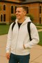 Men's Hooded Hooded Oversized Sweatshirt Zippered Jacket Cty-Abr-8682M - 2
