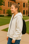 Hooded Oversize Sweatshirt Jacket cty-abr-8682 - 3