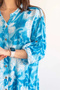 Large Size Fold Sleeve Shirt - 100% Cotton Organic Linen cty-akc-uzd1 - 4