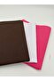 120X50 Cotton Lining Fabric/Bag Lining (3 Colors; Brown-White-Fuchsia) - 3