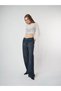 Waist Belted Bridge Belted Five Pocket Stoned Palazzo Jean Trousers Cty-Abr-2705