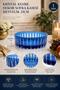25cm Crystal Cut Decor Fruit Bowl Tableware Bowl - 2