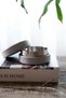 Covered Steel Ashtray Gray - 3