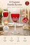 Handmade Drop Cut Crystal Stemmed Goblet 165Cc - 2