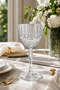 Handmade Drop Cut Crystal Stemmed Goblet 165Cc - 8