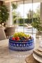 Handcrafted cut crystal mercury royal pattern luxury fruit bowl presentation piece - 3