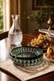 Handmade Crystal Patterned Amethist 28cm Tableware Presentation Bowl - 7