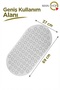 Anti-Slip Mat for Bathroom and Shower Cabin with Suction Cups, Massage Effect Mat for Bathtub 37X69 cm (M-142) - 3