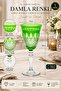 Handmade Crystal Drop Colorful Luxury Stemmed Goblet Water Glass Wine - 2