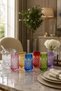 Set of 6 Tall Drink Patterned with Tassel Pattern - 6